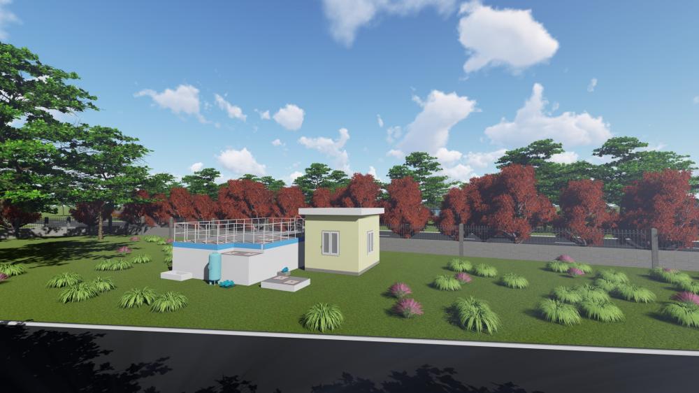 Trạm XLNT Sinh Hoạt Trung Tâm Văn Hóa <br> Thể Thao