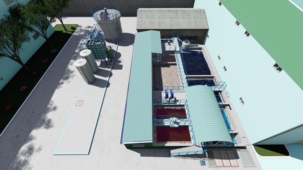 Trạm XLNT Sinh Hoạt Nhà Máy Sản Xuất <br> Băng Tải, Bánh Xích Cao Su